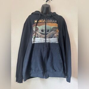 Port and Company Black Mandalorian Hoodie 0155